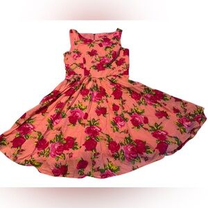 Betsey Johnson fit & flare floral dress size 6